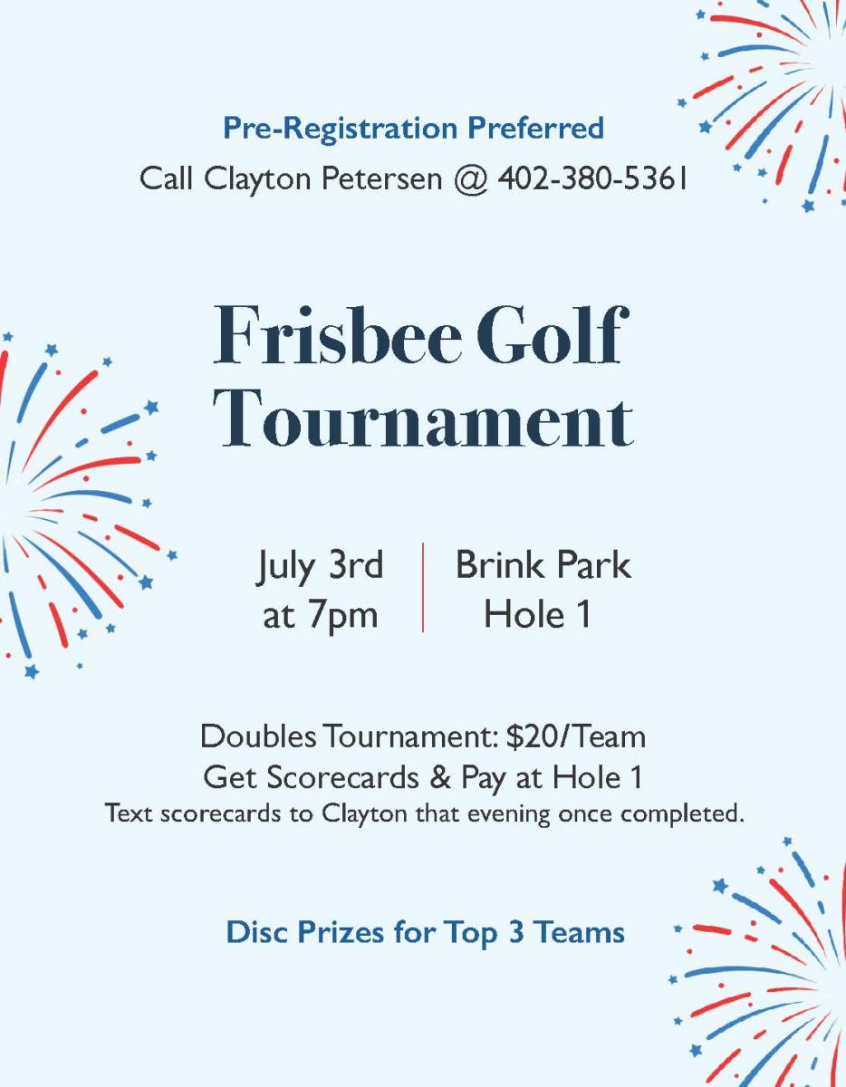 Frisbee Golf Tournament