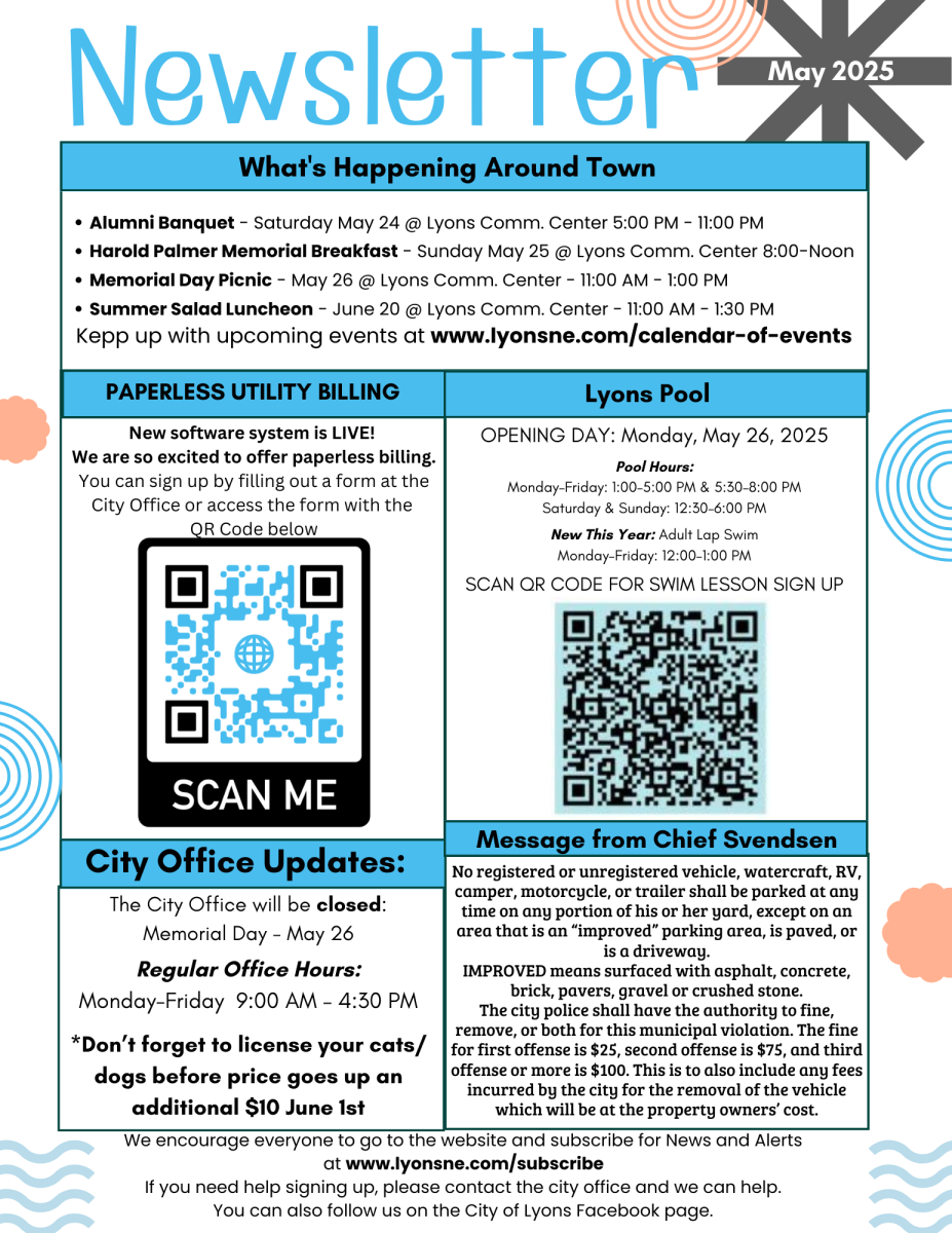 May 2025 Newsletter