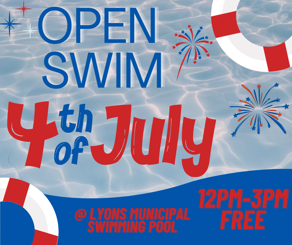 Open Swim 4th of July